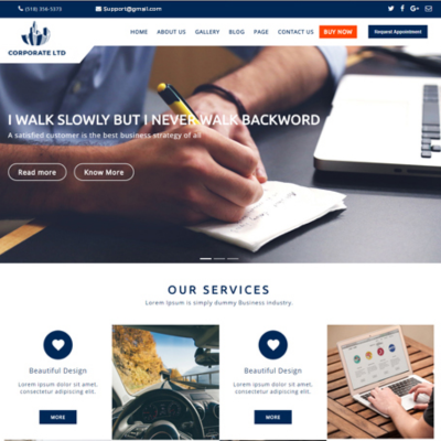 Free Corporate WordPress Theme