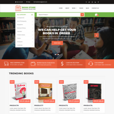 Book Store WordPress Theme