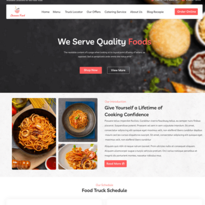 Food Truck WordPress Theme