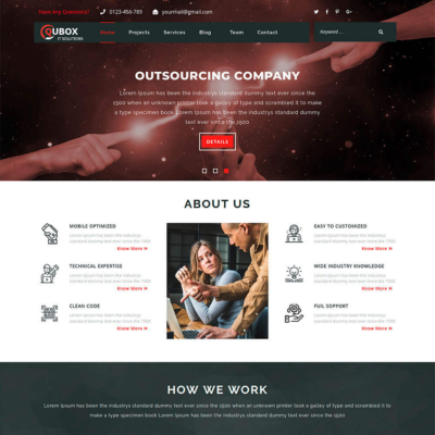 IT Company WordPress Theme