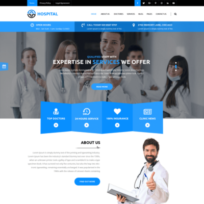 Premium Medical WordPress Theme
