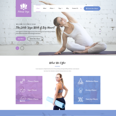 Yoga WordPress Theme